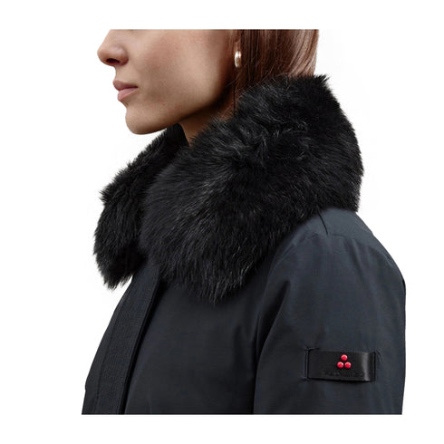 Peuterey Giubbotto Giubbotto Donna Desmot con pelliccia Nero A24 - PEUTEREYDESMOTKLFUR - NER - 42 - Francavilla Moda